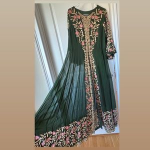 Green Lehanga Dress